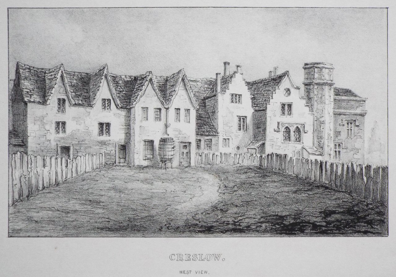 Lithograph - Creslow. West View